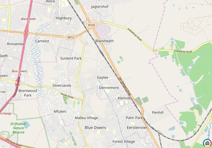 Map location of Gaylee